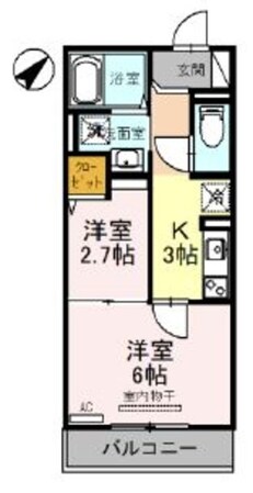 タウンコート上木崎の物件間取画像